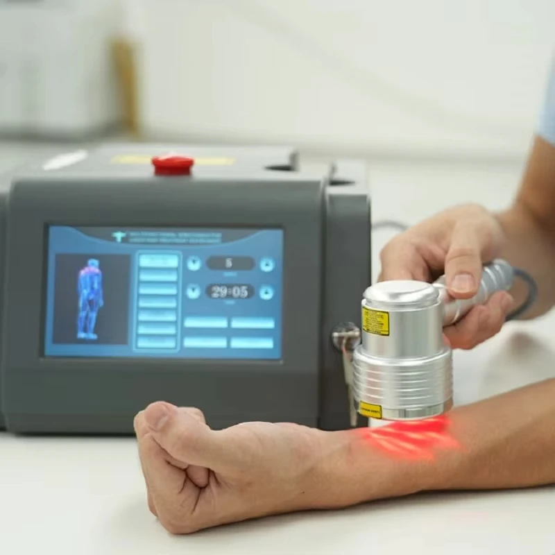 Dispositivo de terapia con láser frío de grado médico, 808nm, 650nm, alta intensidad para artritis, alivio del dolor de espalda, cuello y rehabilitación muscular