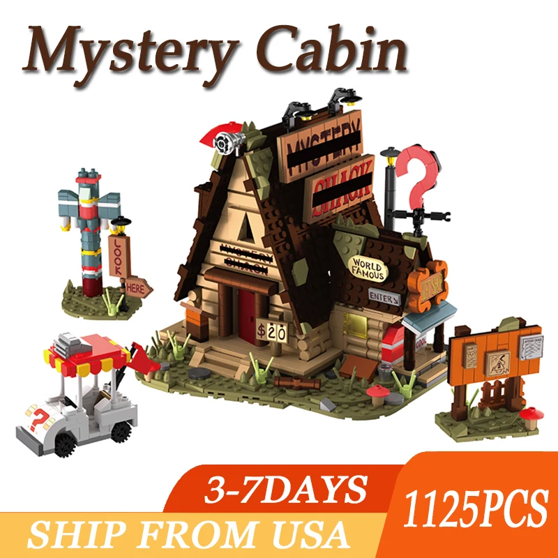 

1125PCS Mystery Cabin Street View Model Building Blocks Toys MOC Assembly House Bricks Sets DIY Educationl Toys Christmas Gifts