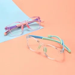 Kids Blue Light Blocking Glasses Anti Eyestrain UV Protection Computer Gaming TV Phone Glasses for Boys Girls Flexible TR Frame