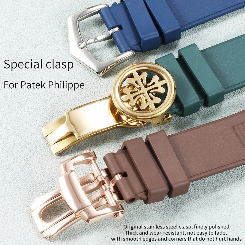 Solid stainless steel clasp For Patek Philippe belt and tape special style strap buckle pp folding/double-press screw/pin buckle