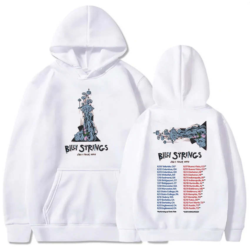 

Fall Tour 2024, толстовки с капюшоном Billy Strings Singer, зимние флисовые женские уличные толстовки унисекс в стиле хип-хоп, повседневные толстовки с рисунком Moletom