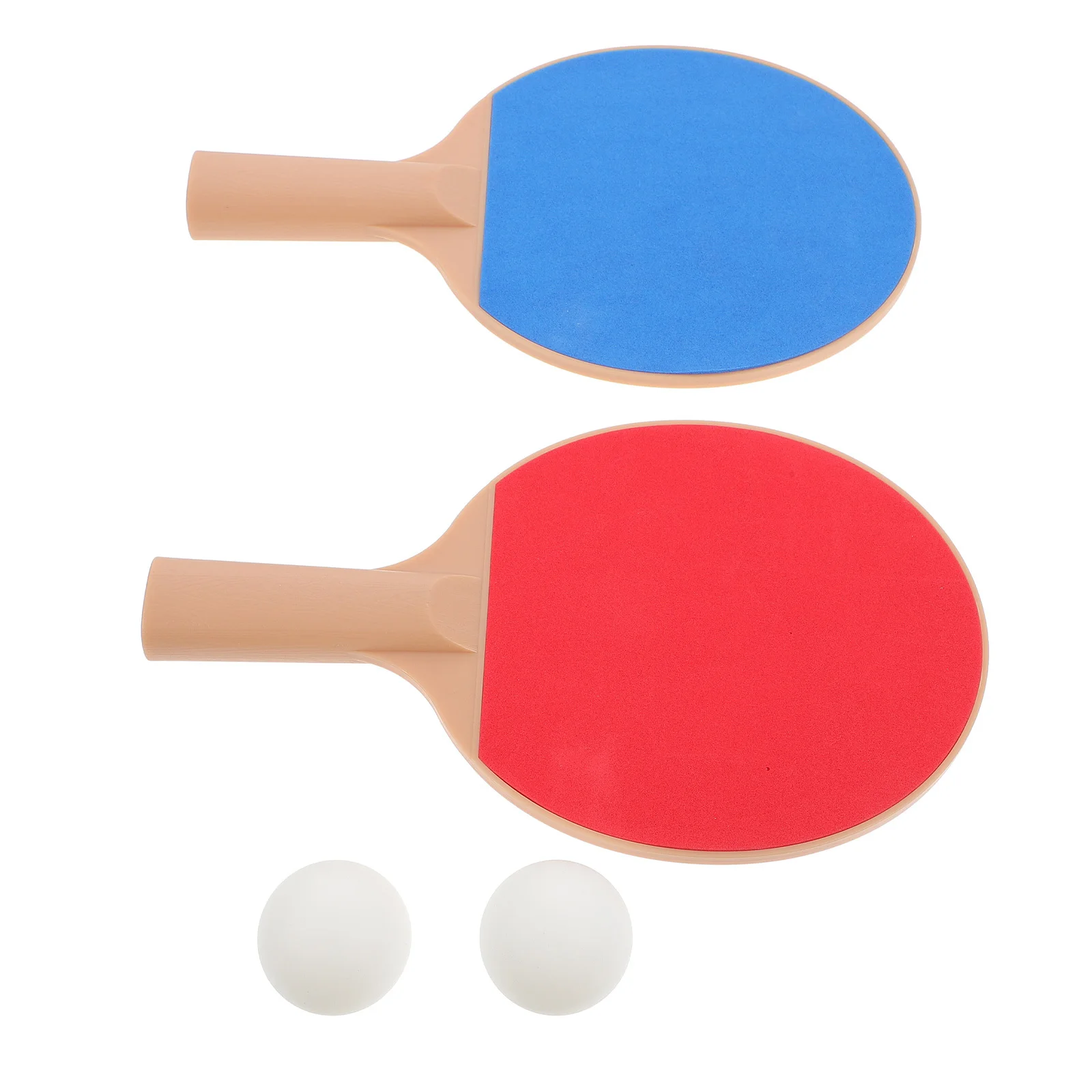 

1 set 1 Set Kids Table Tennis Training Paddle Bouncy Racket For Children Outdoor Sports Plastic Exercising Device Paddle