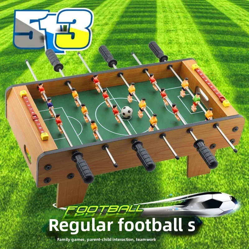 

Игра в настольный футбол для соревнований по двух игрокам на столе. Детская мужская настольная футбольная игра, игрушка futebol de mesa, игровой стол.