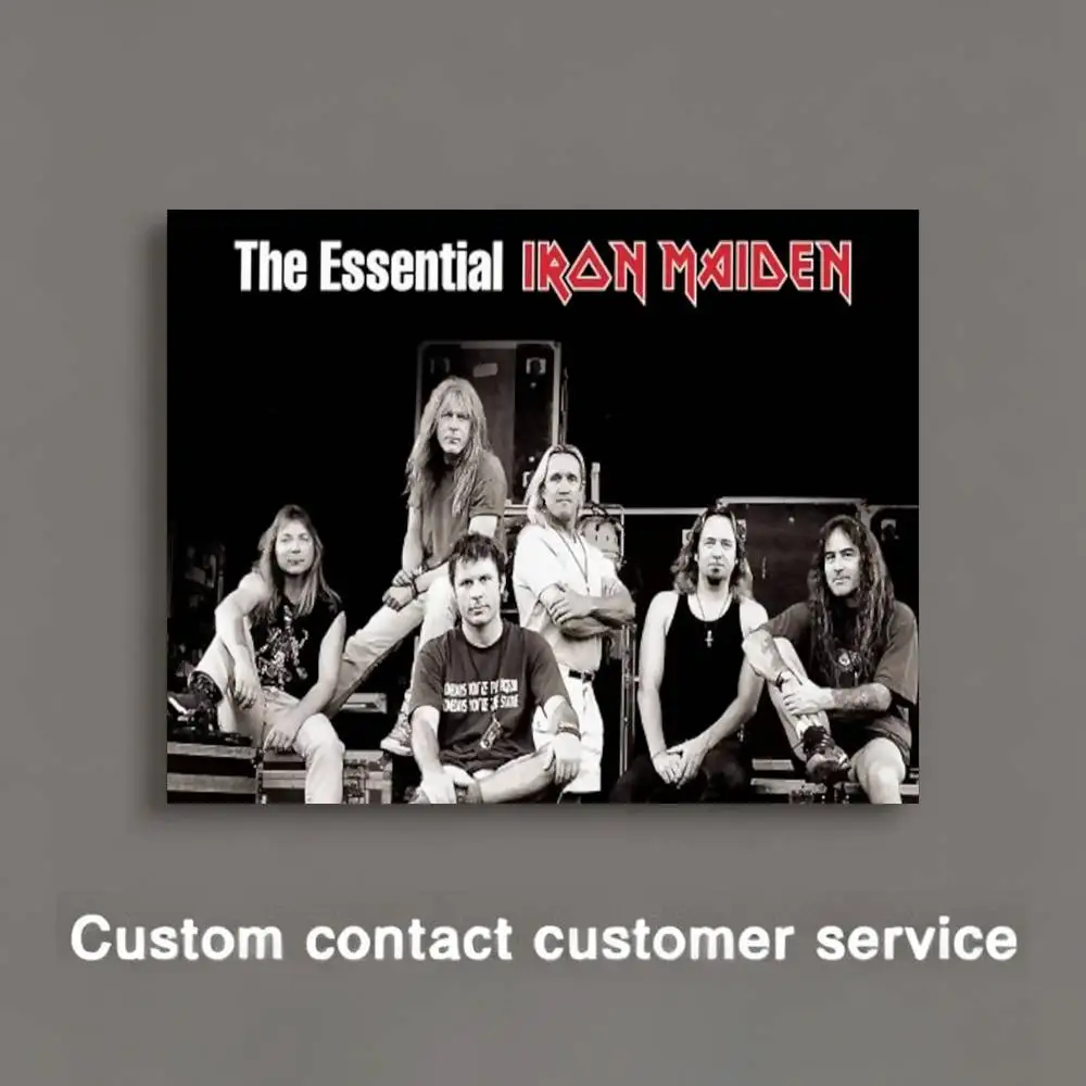 Eddie I-Iron Maiden  Custom HD Waterproof Self Adhesive Wall Art Poster