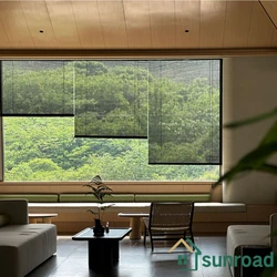 Custom Made Sunroad Narutal Curtain Bamboo Roller Blinds Home Sun Shade Store Decoration for Or Balcony/Window/Door