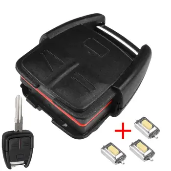 Vauxhall/opel/Holden用キーシェル,astra,zafira,vectra,omega,Frontera 3ボタン,スイッチ用キーフォブカバーの交換部品