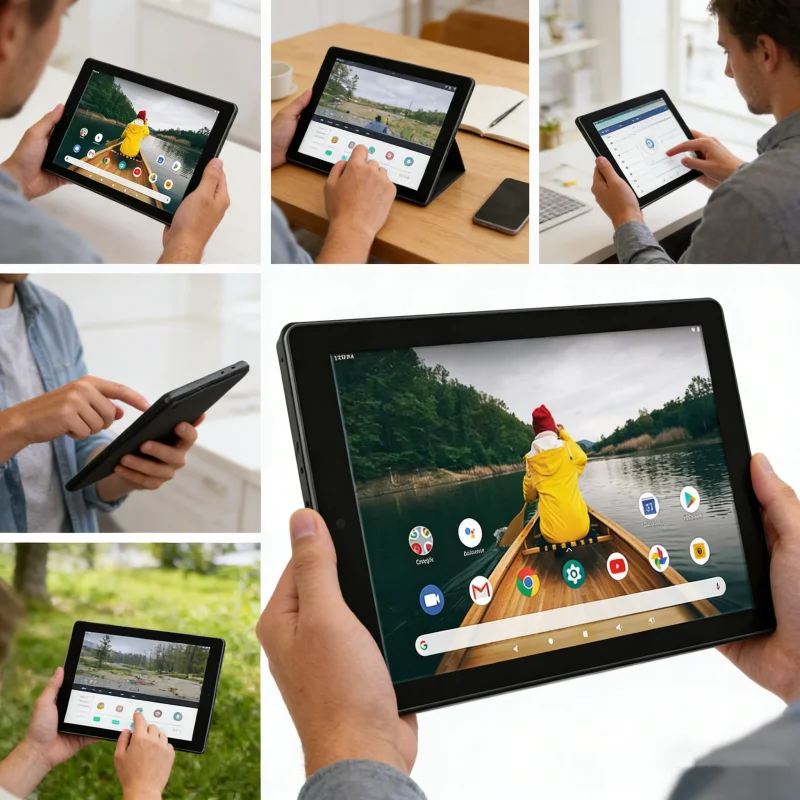 10.1 INCH T10 4GB RAM 64GB ROM Android 12 Tablet PC A6 CPU UNISOC SC9863A Processor, Type-C WIFI Octa-Core Cortex-A53