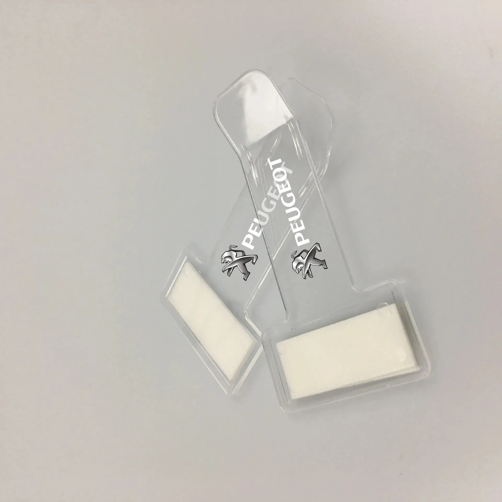 Car Receipt Clip Ticket Invoice Certificate Temporary Parking Card Holder for Peugeot 107 108 206 301 307 407 408 2008 3008 4008