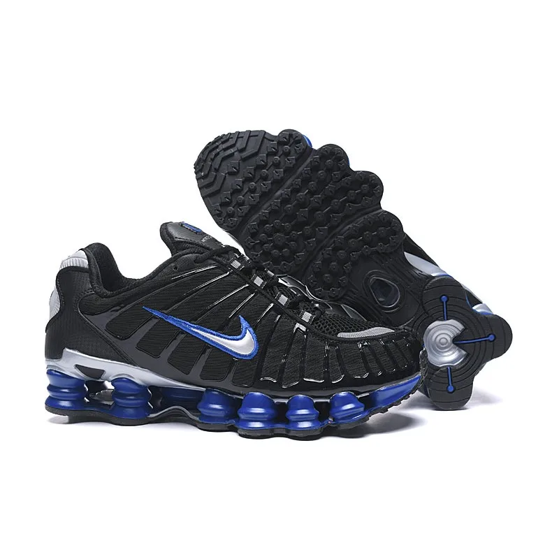 

Nike Shox TL Black Blue Air Columns Anti-Slip Shock-Absorbant Men Women Running Shoes Breathable Outdoor Casual Sneakers
