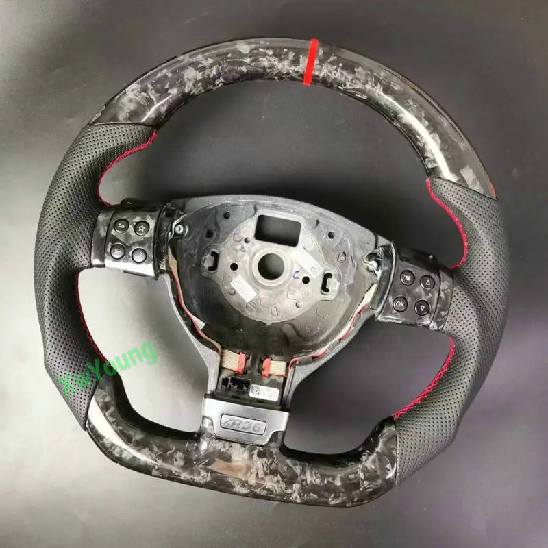 

For VW Volkswagen Golf R R36 100% Real Carbon Fiber Steering Wheel