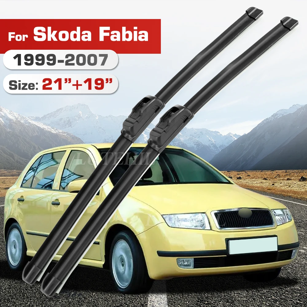 

Стеклоочиститель для Skoda Fabia 6Y 1999-2007 2000 2001 2002 2003 2004 2005, передние лобовое стекло, щетка для лобового стекла 21 "+ 19"