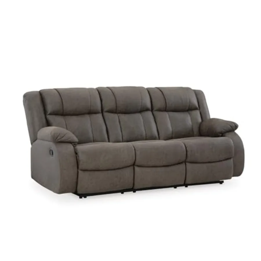 

First Base Contemporary Faux Leather, Gray