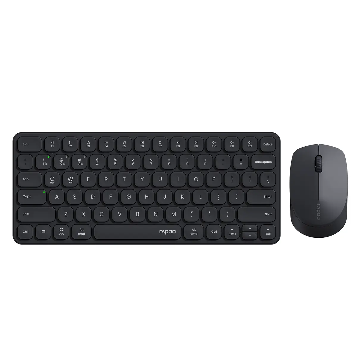 Rapoo 멀티 장치 무선 블루투스 키보드 마우스 세트, 2.4G, 블루투스 5.0, 4.0 키보드 및 마우스 콤보 지지대, 4 개 장치, 9010M
