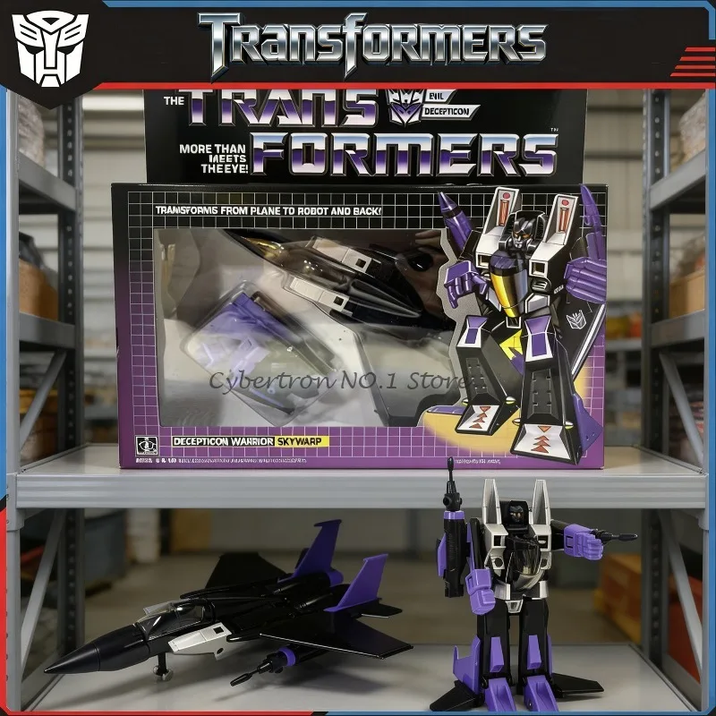 

В наличии: Оригинальные игрушки-трансформеры серии G1 Skywarp KO, коллекционные деформируемые роботы-фигурки для детей и взрослых