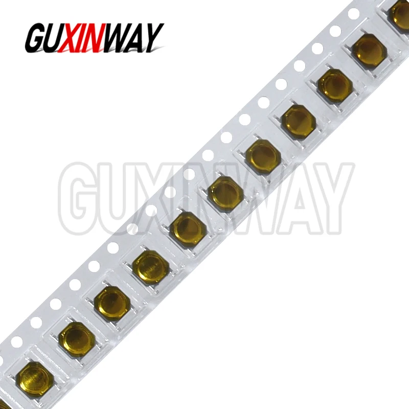 100PCS DC12V 50mA Membrane Switch 4x4x0.8MM 4X4X0.8mm Tactile Push Button Switch Tact 4 Pin 4*4*0.8mm Switch Micro Switch SMD