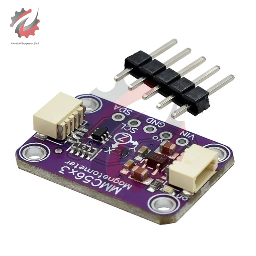 MMC5603 Triple Axis Compass Magnetometer Sensor Module Three Axis Magnetic Field Module Materiale for STEMMA QT/Qwiic