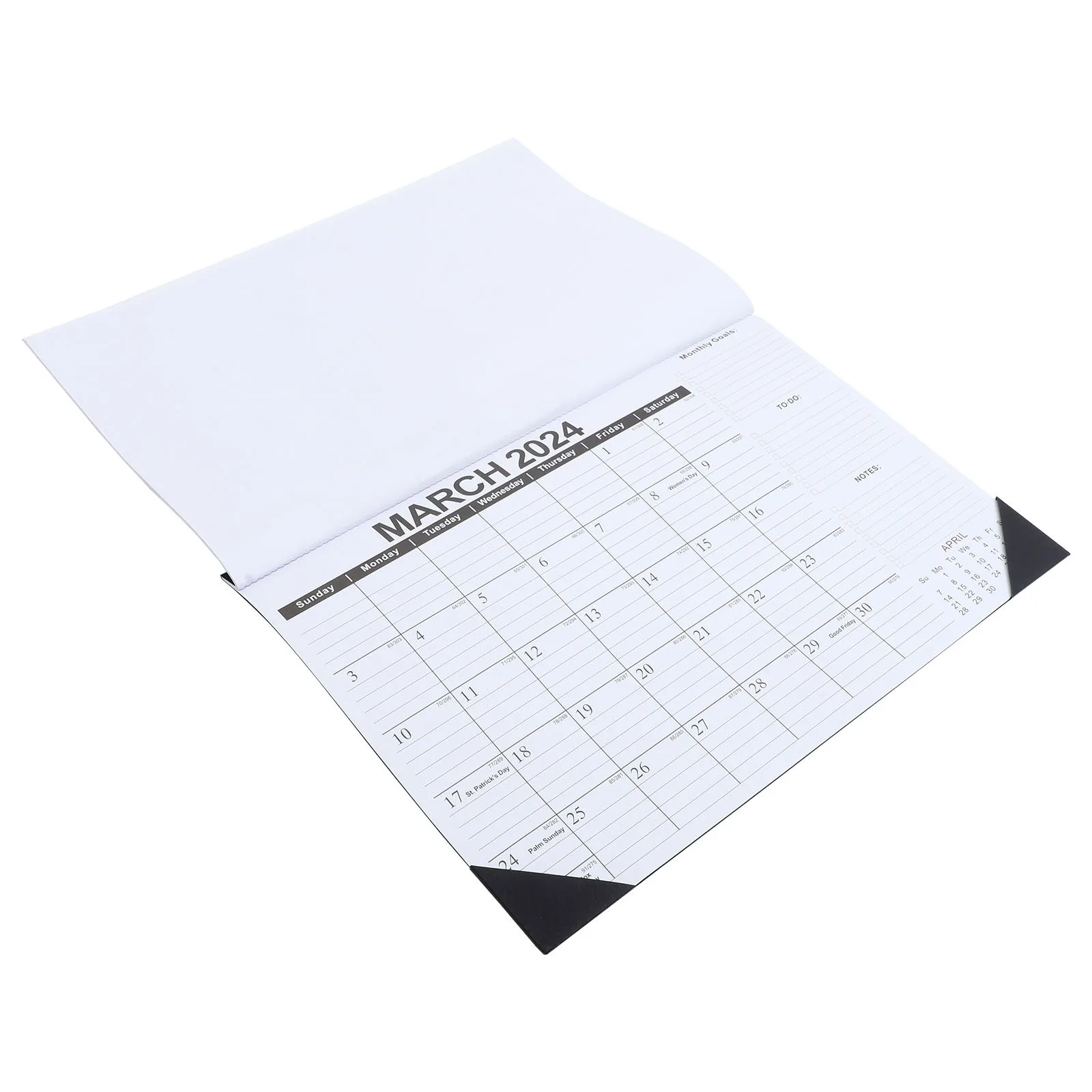 

1pc 2023-2024 Wall English Edition Notepad Daily Planner For Office Home Study Room Decor Holiday Schedule Organizer Paper