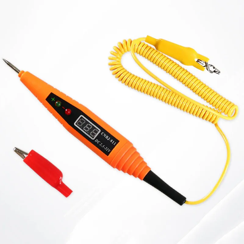 

Electric digital display car fuse circuit probe tester high precision 2.5-32V induction test test pen voltage test pen