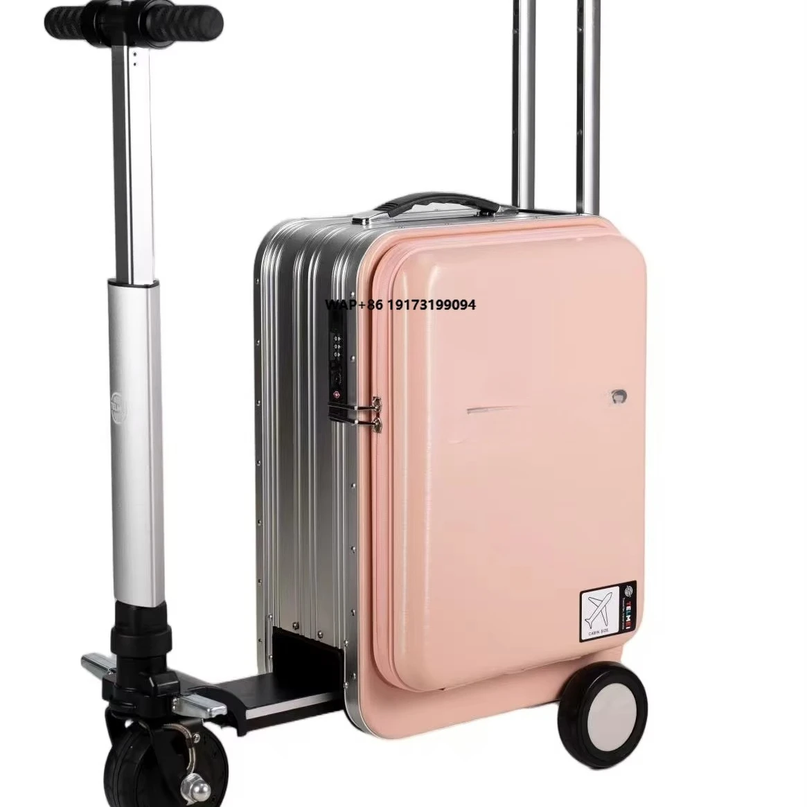 20 Inch Smart Luggage: Carry on  + USB Charging + TSA Lock Suitcase