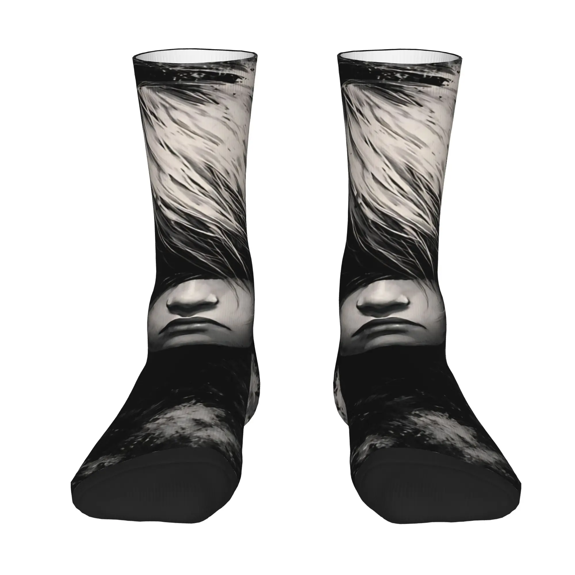 Nier Automatas  Socks  Retro Stockings Men Quality Running Socks Spring Printed Non Skid Socks