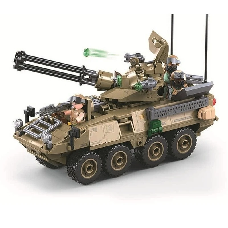 Blocos de construção de tanque militar conjunto de brinquedos para meninos modelo do exército kit de construção presente