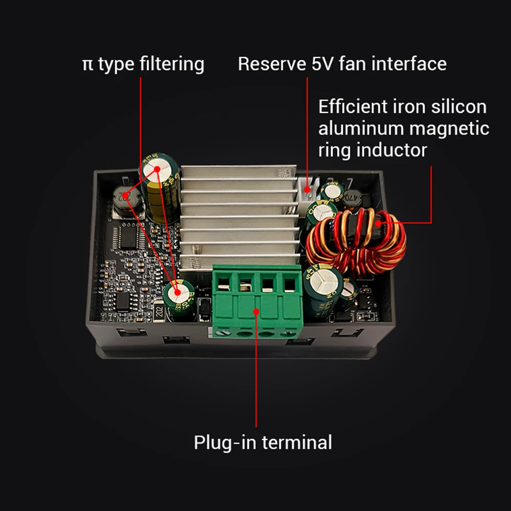 Sk40c 6-36v 40w Konstantstrom-Abwärts modul Konstant spannungs messer bunte Anzeige Strom versorgung