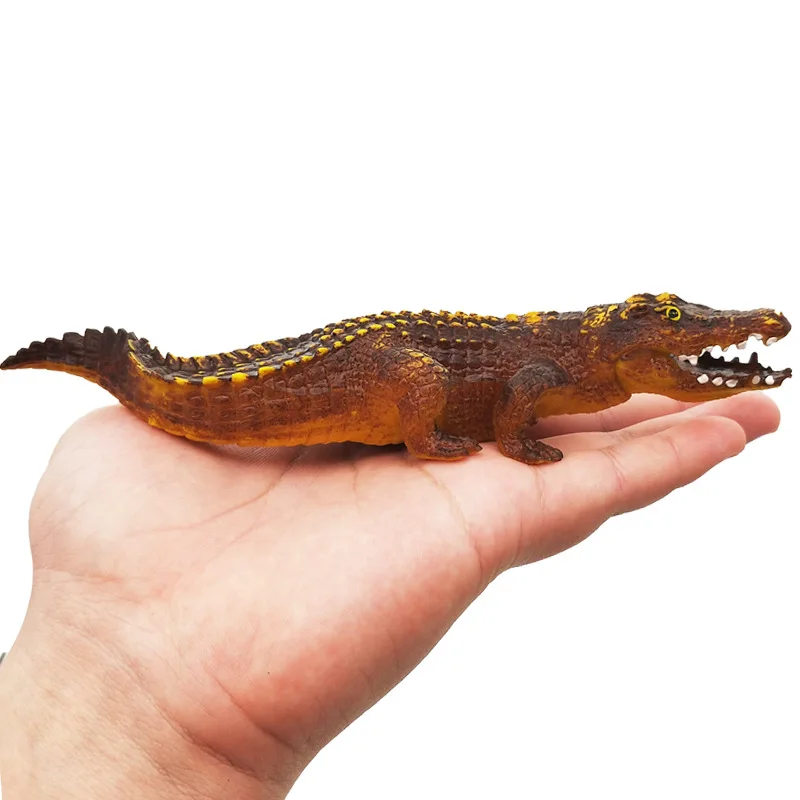 Forest Simulation Crocodile Lizard Model Soft Rubber Reptile Early Childhood Education Cognitive Props Halloween Funny Toys