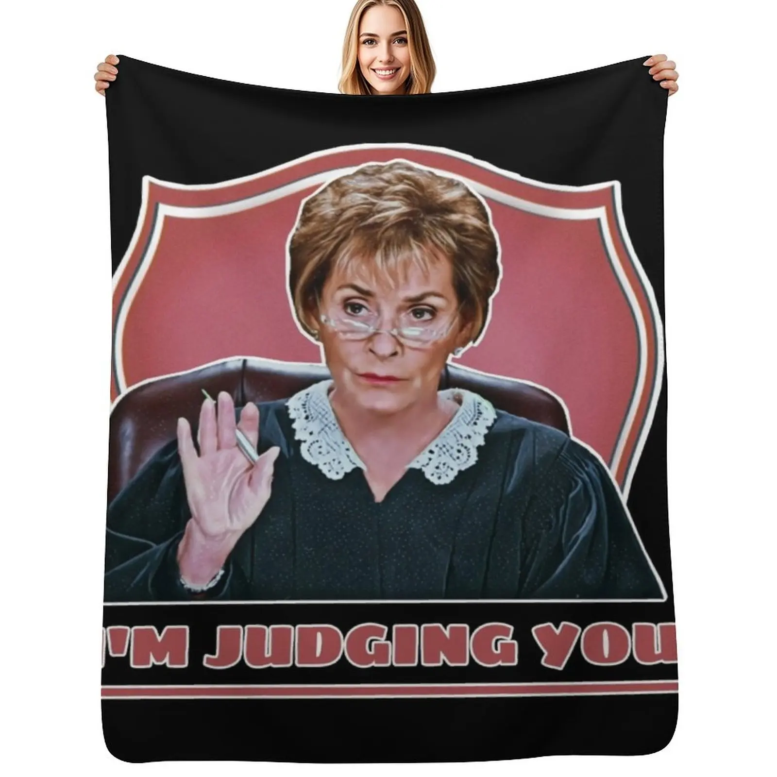 

Judge Judy Throw Blanket Thin Soft Blanket for Summer Night Sleeping