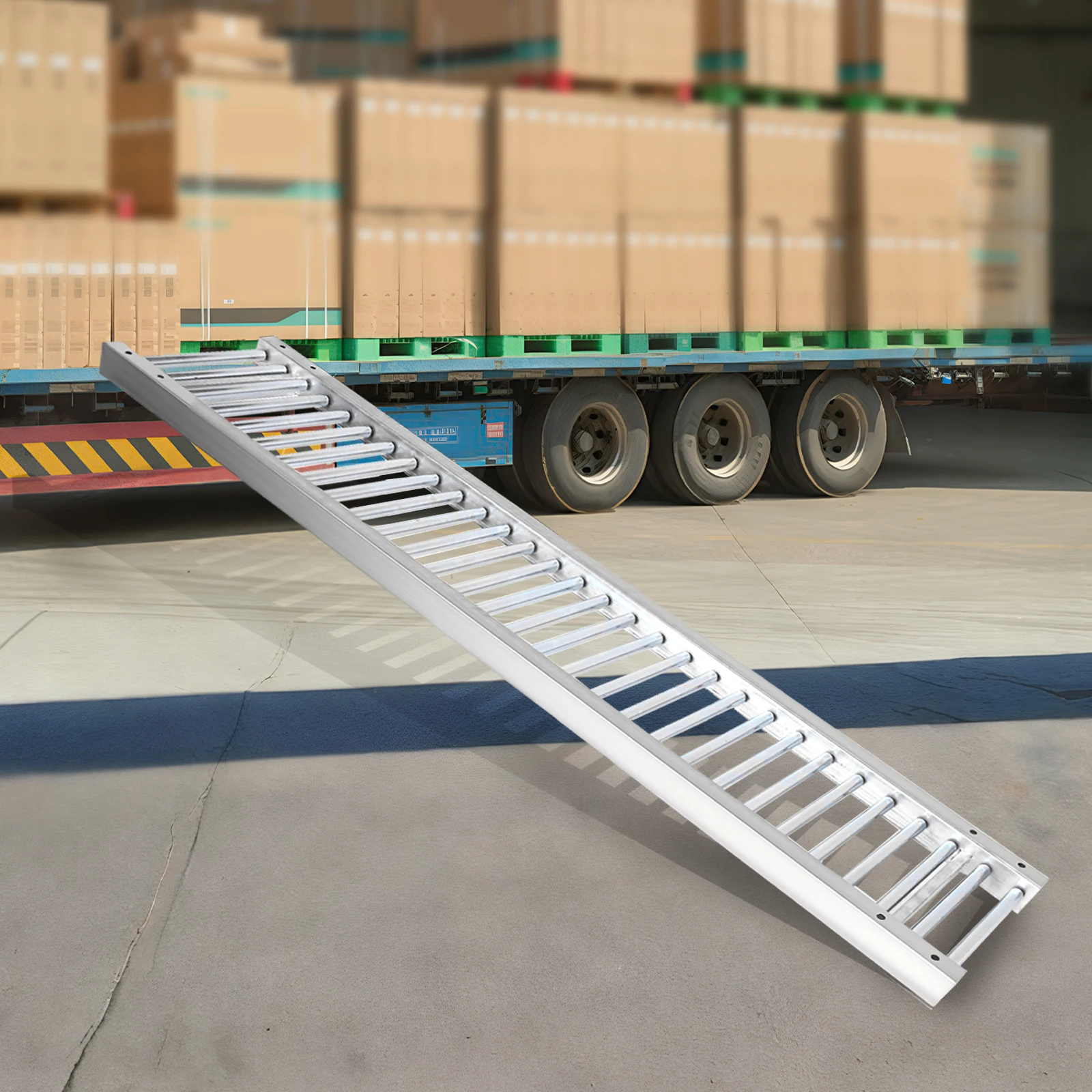 Splicable Roller Conveyor Non-Powered Portable Conveyor Slides Multi-Purpose Heavy Duty Transport Slide for Water Fruit Beer