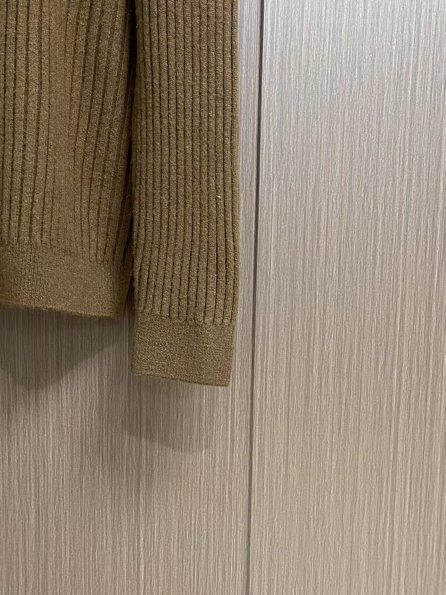 الإيطالية Sle الفاخرة الرجال سترة صوفية معطف عادية f عالية طوق زر حتى الوقوف طوق Busin الخريف الشتاء ملابس خارجية #4