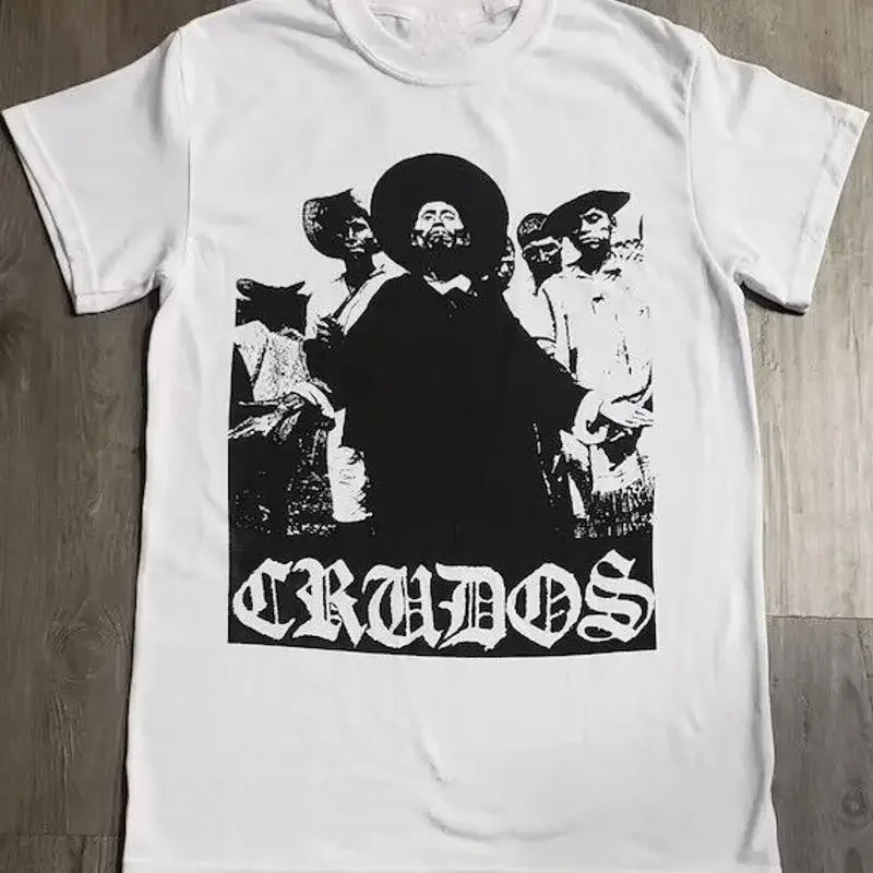 Los Crudos Heavy Cotton White S 234Xl T Shirt Ng1593