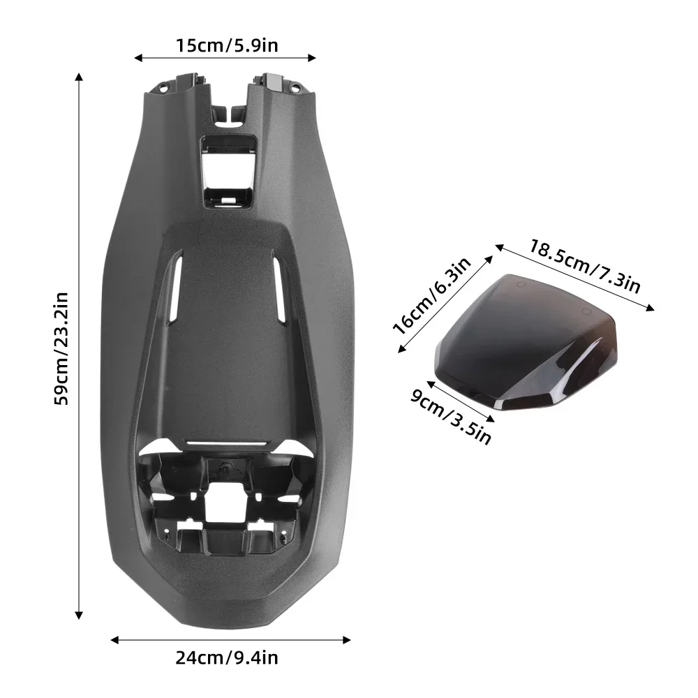 Dla Can Am Ryker 600 900 Sport & Ryker Rally 2019+ On-Road Ryker Cluster Dash Relocator Panel Bracket 219400948   ABS