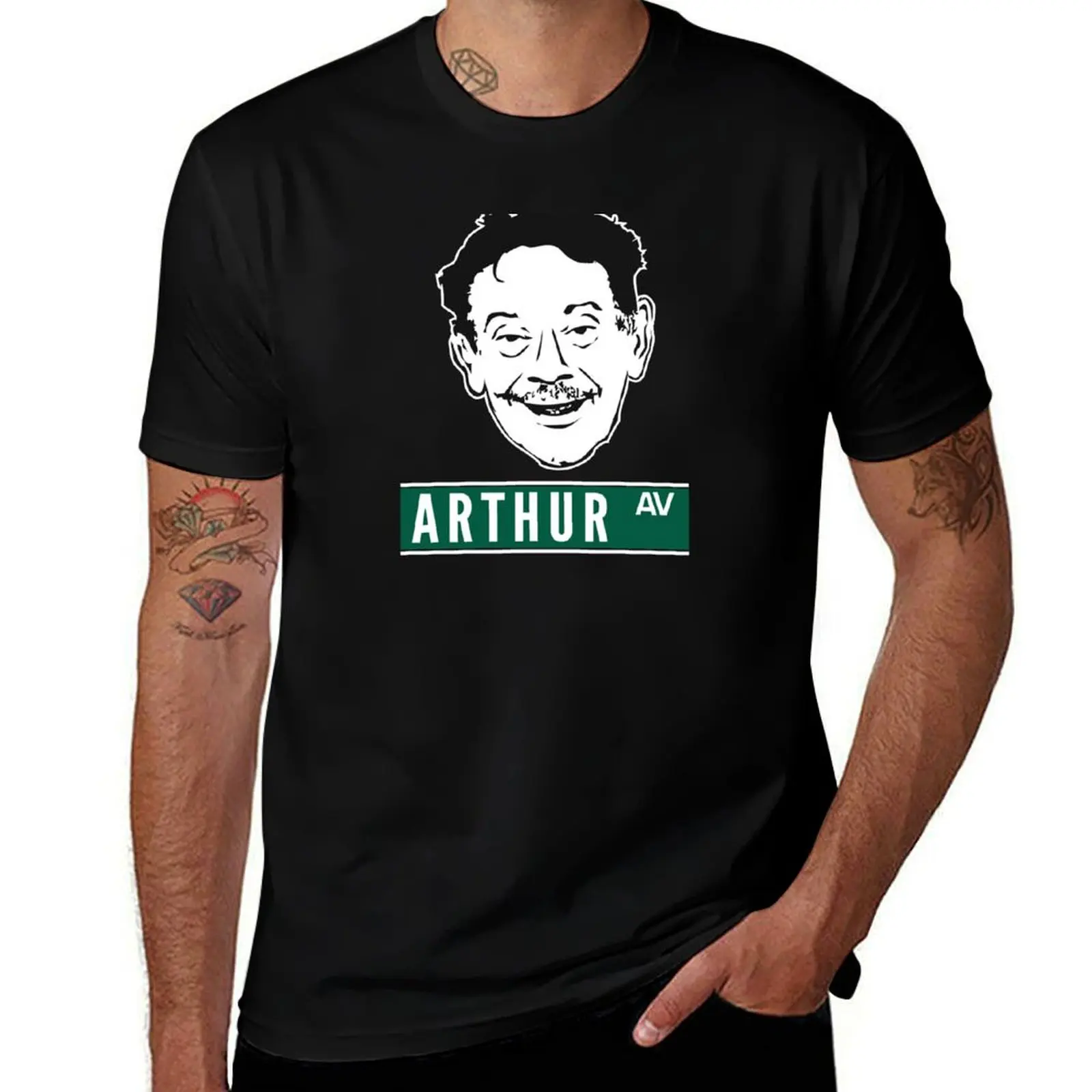Arthur Spooner King of Queens - Steal Arthur Avenue NYC Street Sign T-Shirt Classic Basic Casual T-Shirt