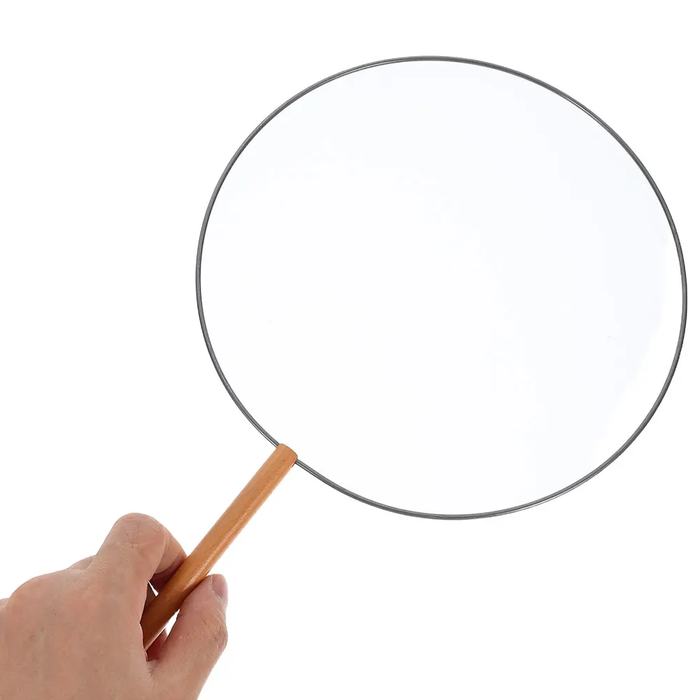 

4Pcs Round Fan Frame DIY Handheld Craft Kit for Hanfu Festival Wedding Traditional Chinese Style Silk Covered Blank Manual Fan