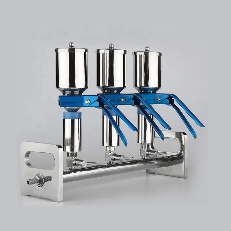 lab 3-branch autoclaved Manifolds Vacuum Filtration with stainless steel funnel 300ml