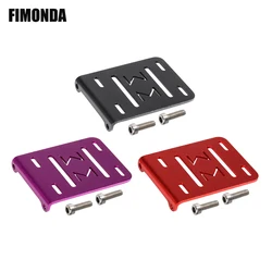 CNC Aluminum Accessory Tray Electronic Battery ESC Holder for 2Low Transmission 1/10 RC Crawler Comp Builds LCG Chassis Upgrade