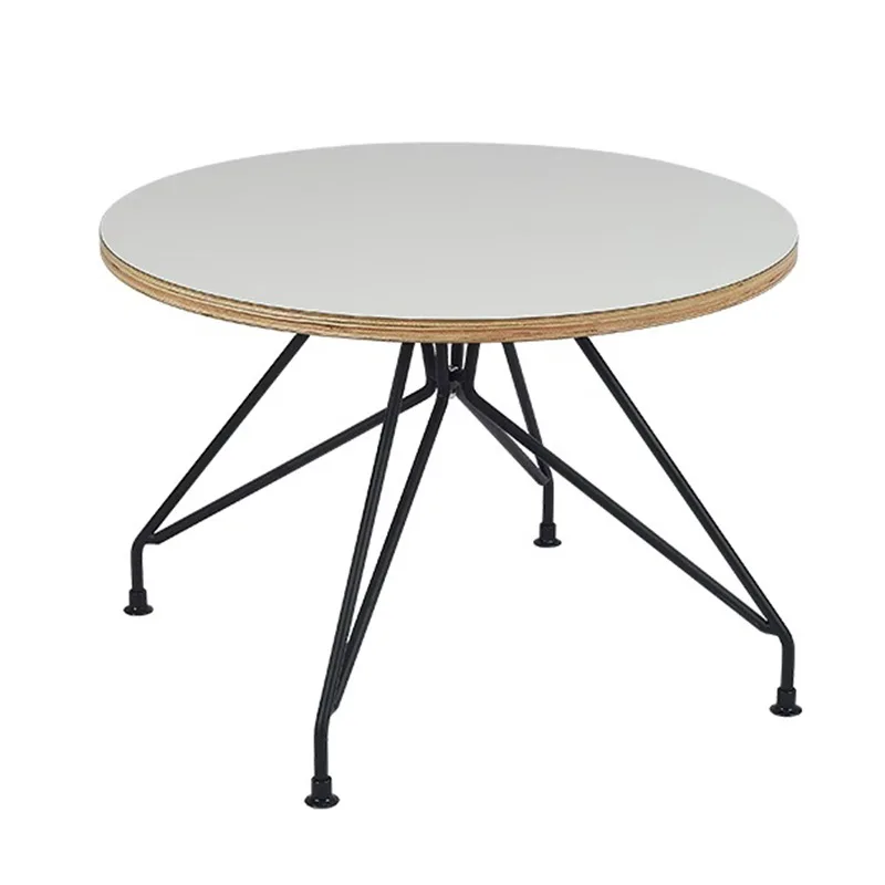 

Round, coffee table, small apartment, living room, household, French, light luxury, modern, simple, design