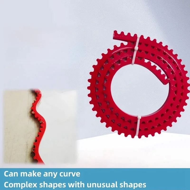 Woodworking Profiling Strip Gear Woodworking Tool Bar Gear Driven Chain Profiling Strip For Transferring Curved Patterns