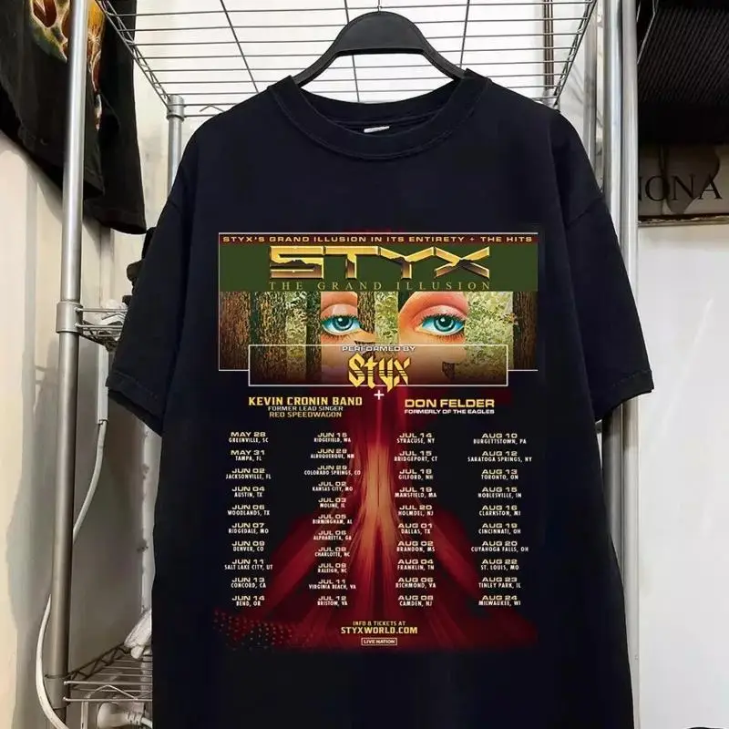 

Styx Band Tour 2025 For Fan S To 2Xl T Shirt