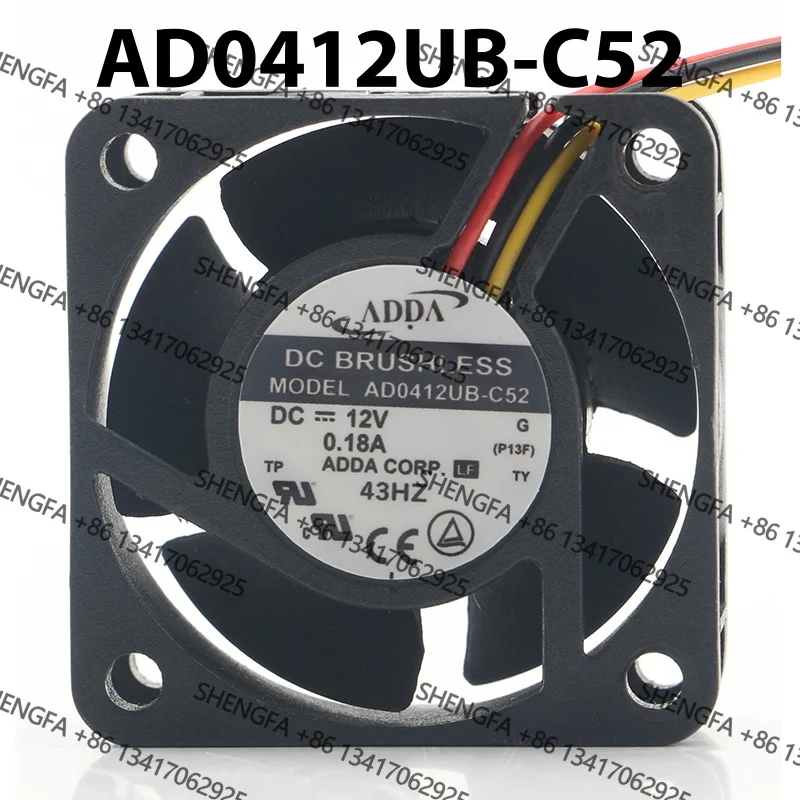 AC EC 4020 40X40X20MM 4CM three-wire switch Power supply New original Taiwan ADDA 24V 48V DC12V 0.18A AD0412UB-C52 cooling fan