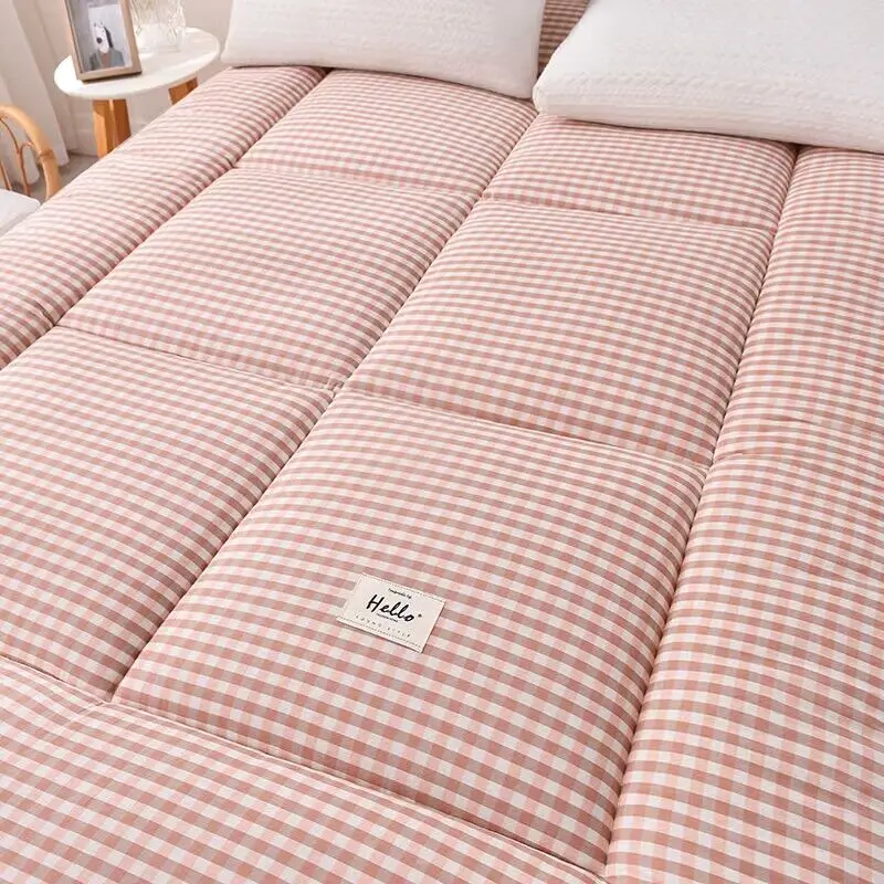 Tatami Mattress Dormitory Single Double Folding Mattress Floor Mat Futon Soft Cushion Sponge Mat Topper Foldable Sleeping Pad