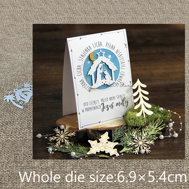New Design Craft Metal Cutting Die die cuts pray Mary Jesus coconut tree scrapbook Album Paper Card Craft Embossing die cuts