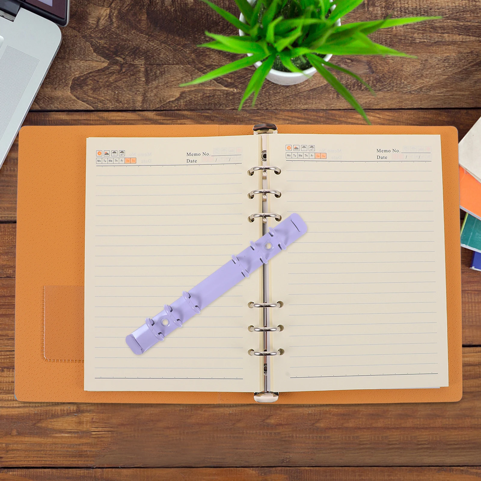 

2pcs Metal Binder Spine Inserts Portable Book Binding Mechanism For Notebook Loose Leaf Planner A5 6 Ring Binding Combs Spines