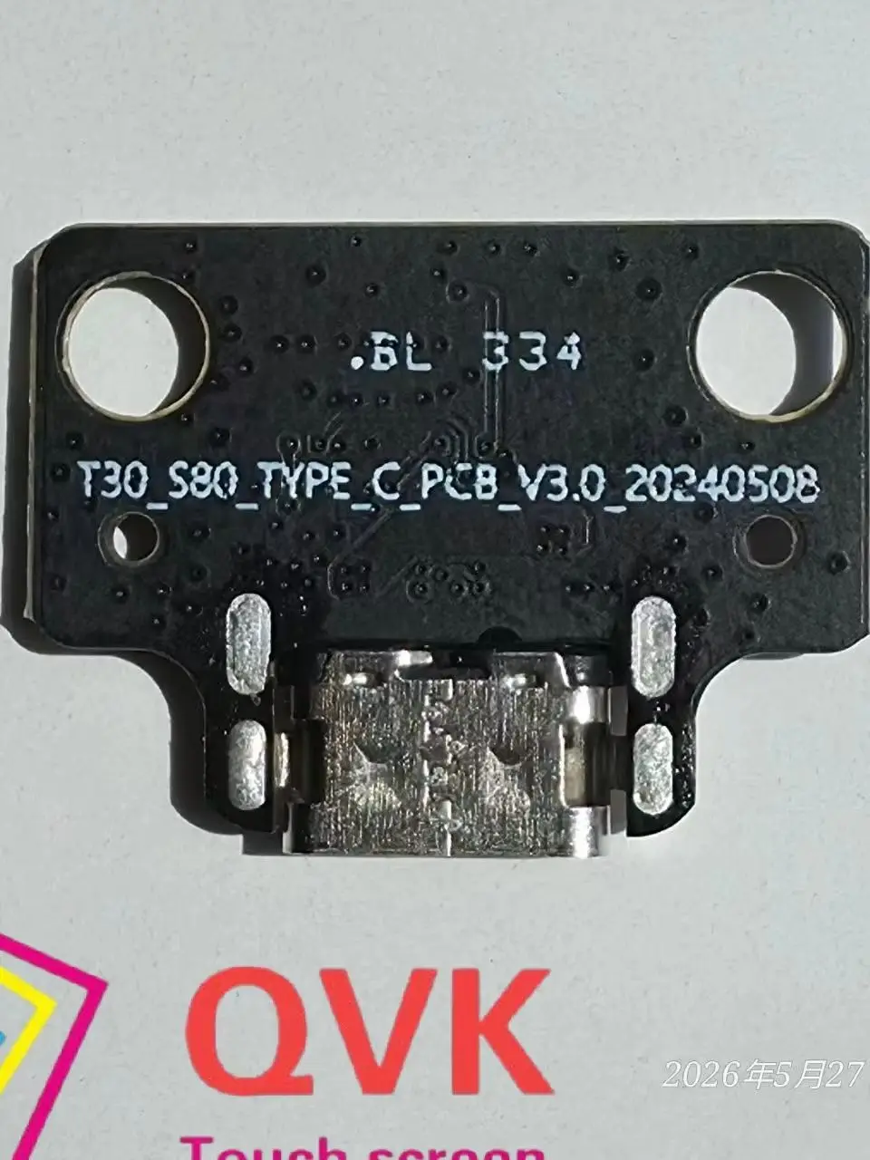 Original USB Board for BL 334 T30_S80_TYPE_C_PCB_V3.0 Tablet Charging Dock Charger Circuits Mobile Phone Accessories Replacement