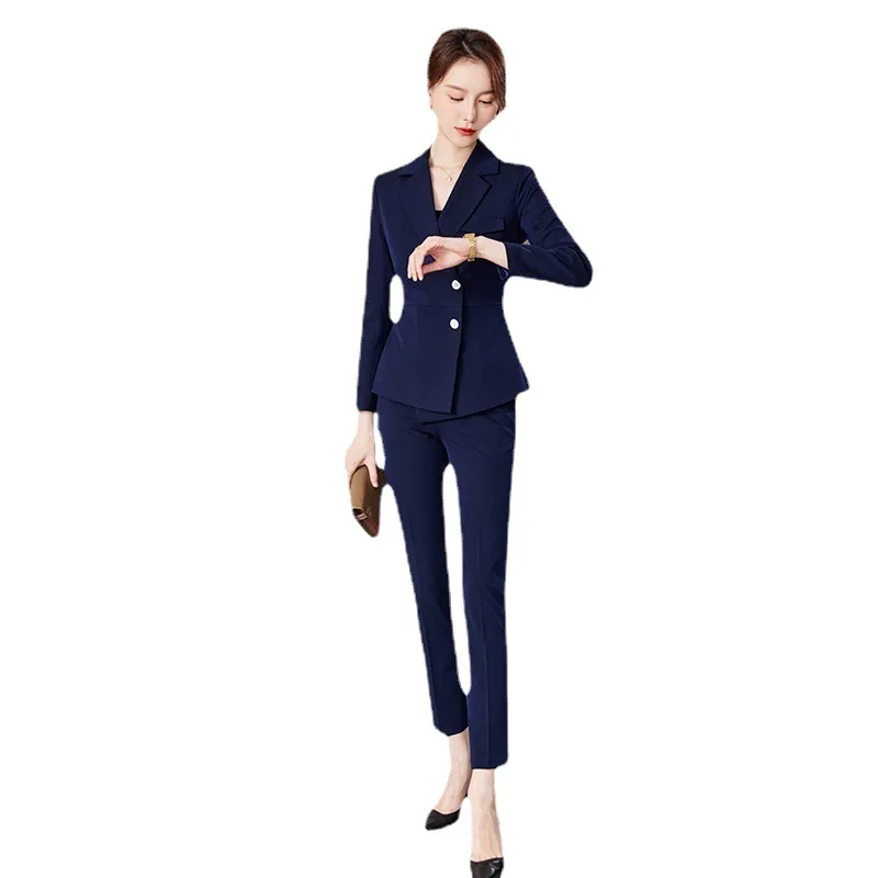 High-End Business Suit Women's Fashion Temperament Goddess Style Office Formal Suit Manager Jewelry Store Building Sales Departm