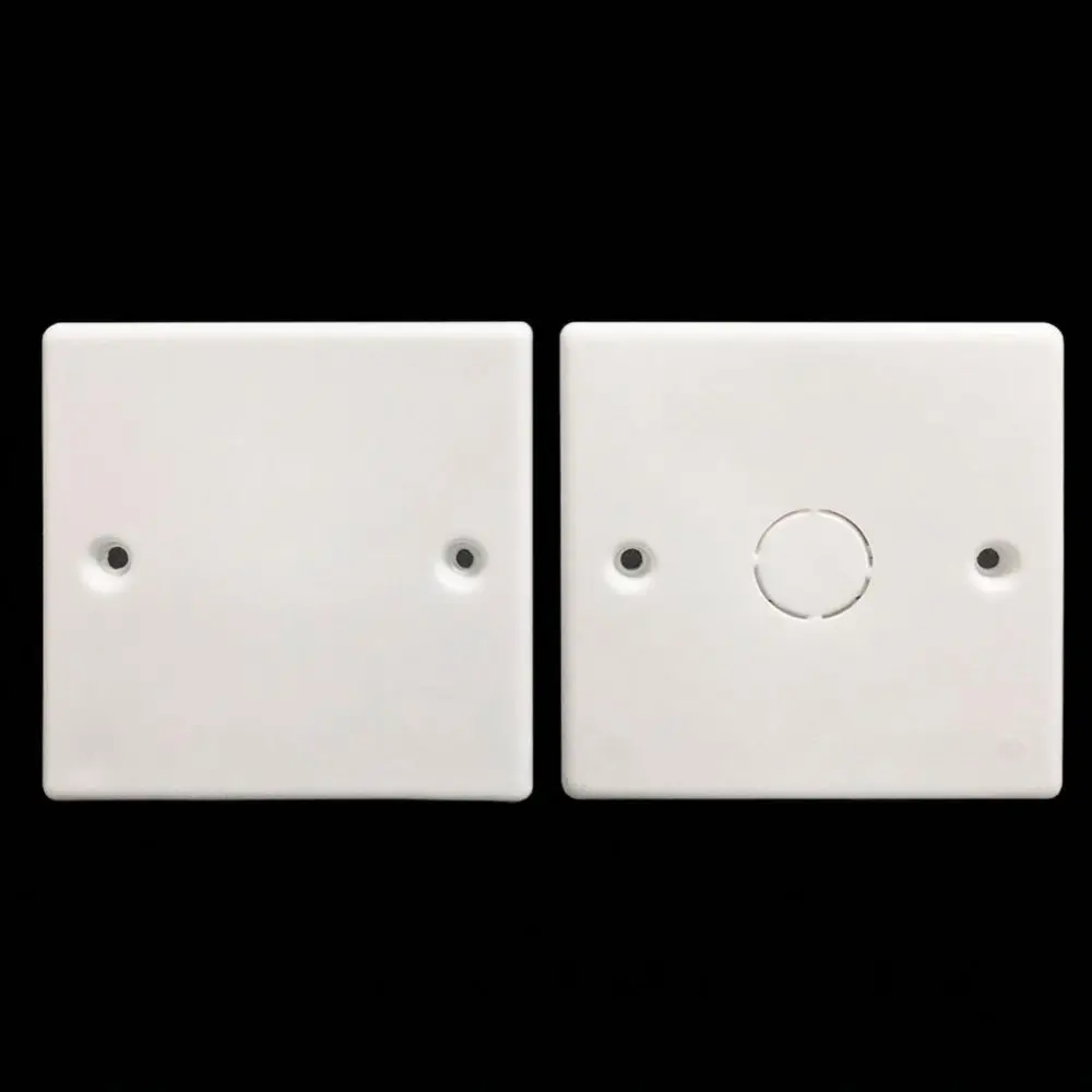 Electrical Junction Box Cover 86 Size Blanking Plate Plastic Wall Protection Cap Concealed Wiring Housing Accessory