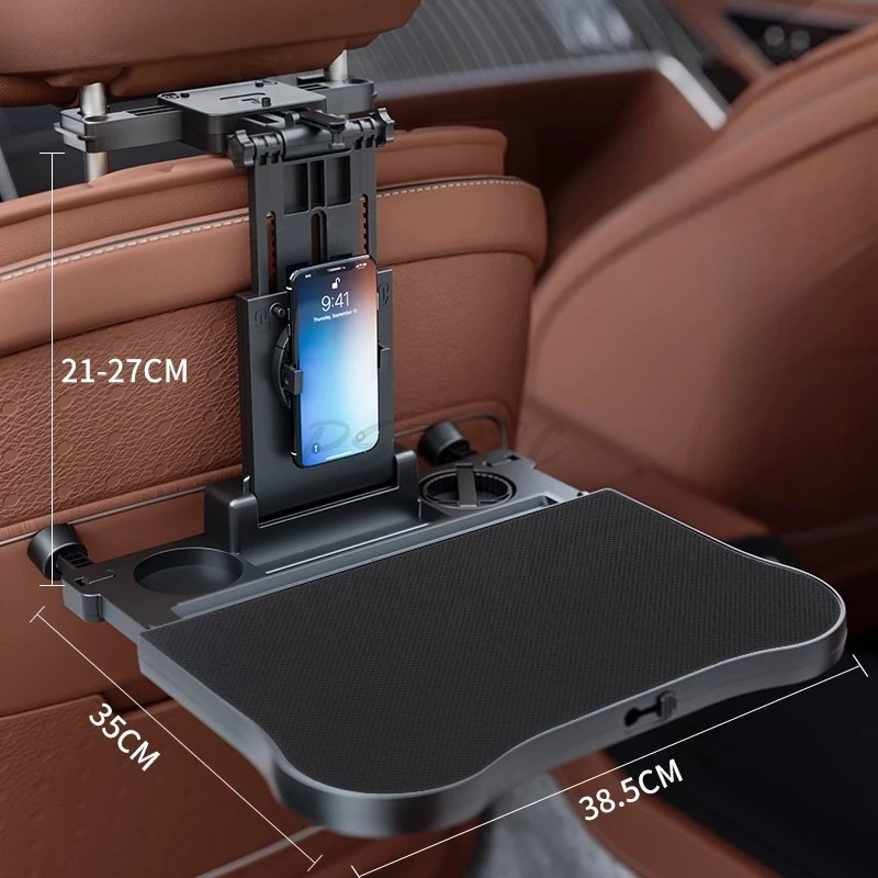 Car Carrying Small Table Board Folding Dining Table for Rear Seats Car Cup Holder Computer Learning and Writing Bracket