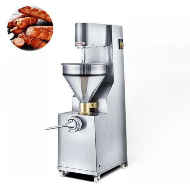 

Popular design commercial Voltage 220V Power 2.2KWcapacity 400kg vertical manual sausage stuffer