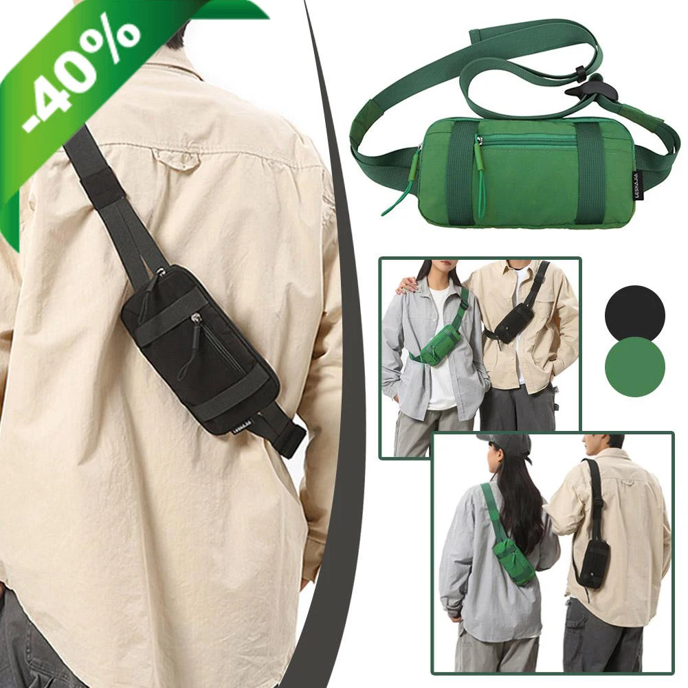 

Crossbody Fanny Pack for Men Women Waist Bag Pack Phone Bag Fits All Phones Wallet Keys Casual Hands-Free Waist Pack