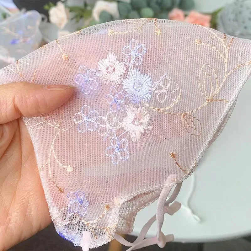 妖精ベールコスプレ日焼け止め防塵通気性刺繍ベールマスク女性のマスク中国の伝統的な古典舞踊ベール